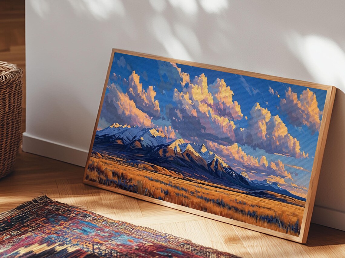 Sunset Over the Mountains, Panoramic Landscape - Image 5