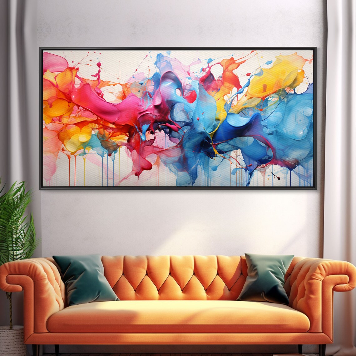Alcohol Ink Color Explosion, Modern Abstract Art Print - Image 5