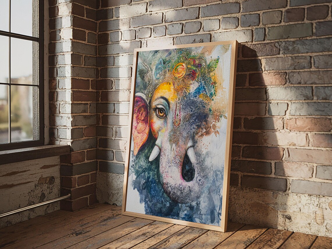 Ganesh Ganesha Poster Print, Indian Cultural Decor - Image 5
