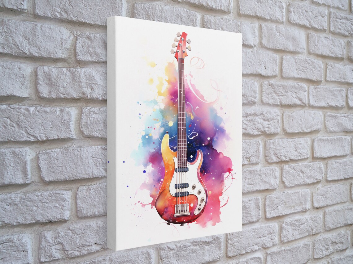 Electric Guitar Graffiti Art Print, Rock N Roll Decor - Image 5