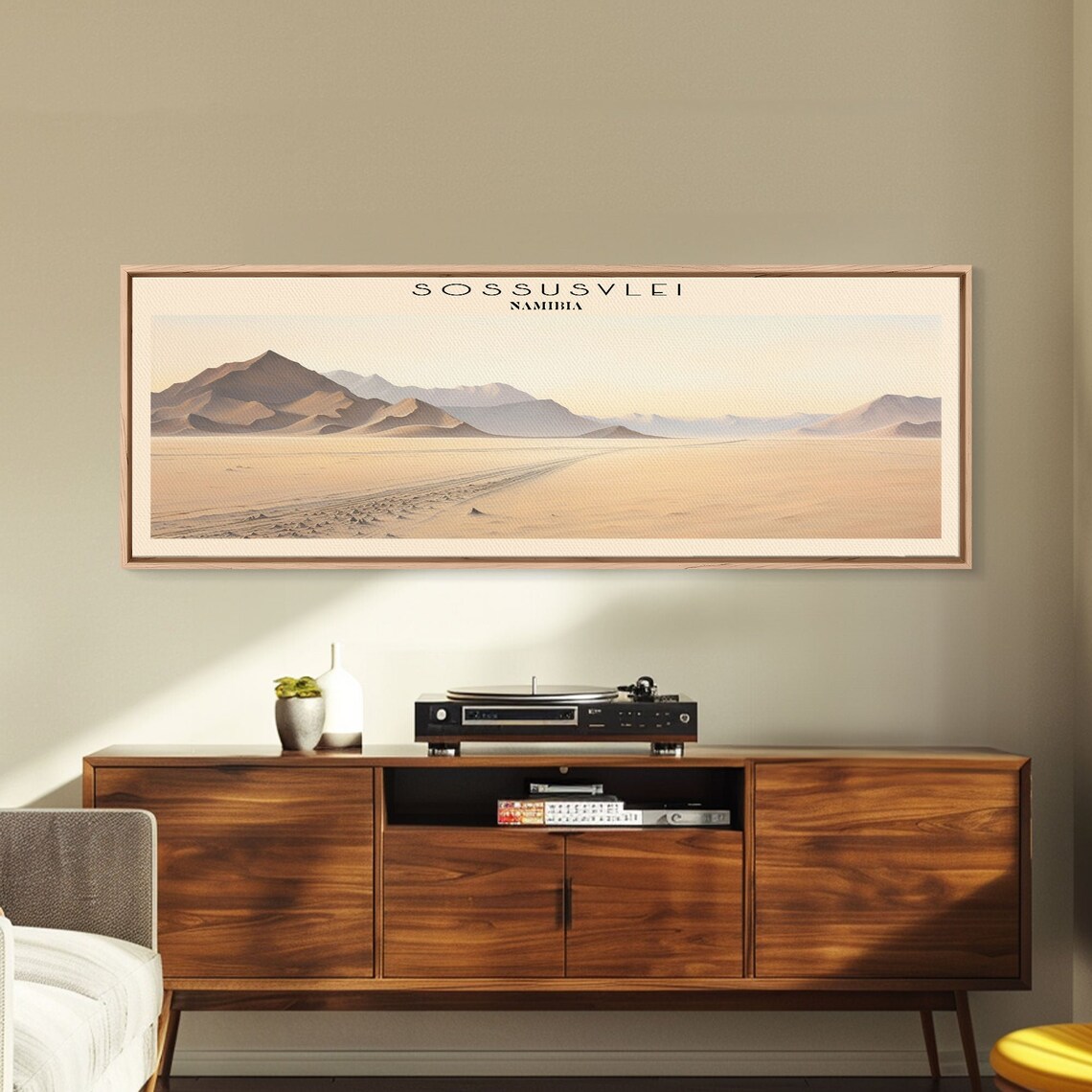 Sossusvlei Namibia Art Framed Print Travel Poster Panoramic Wall Art Home Decor Gift For Travel Lover Wall Hanging - Image 6
