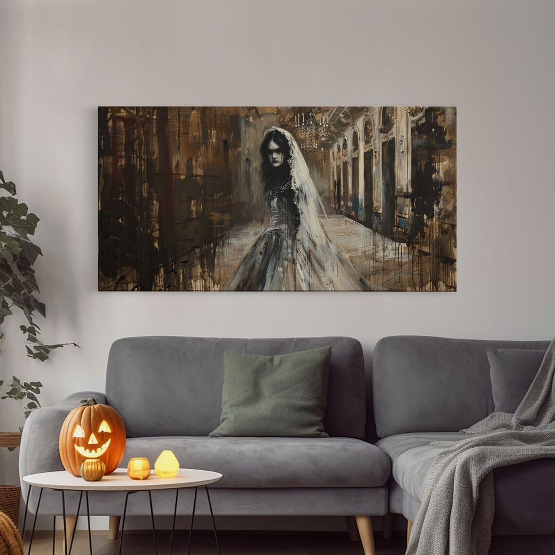 Ghostly Bride Haunted Wedding, Halloween Decor - Image 4