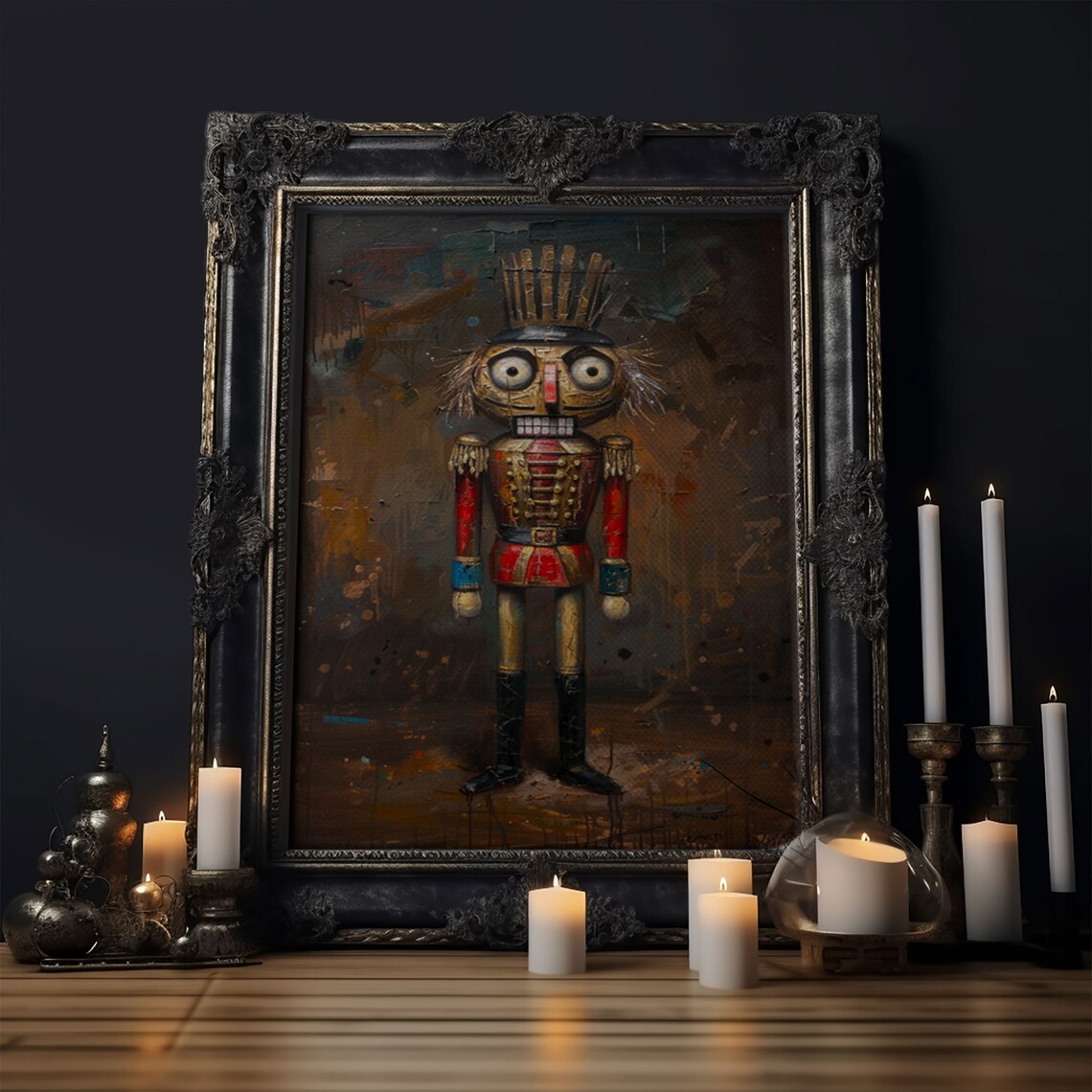 This Nutcracker Has Seen Some Things, Halloween Decor - Image 6