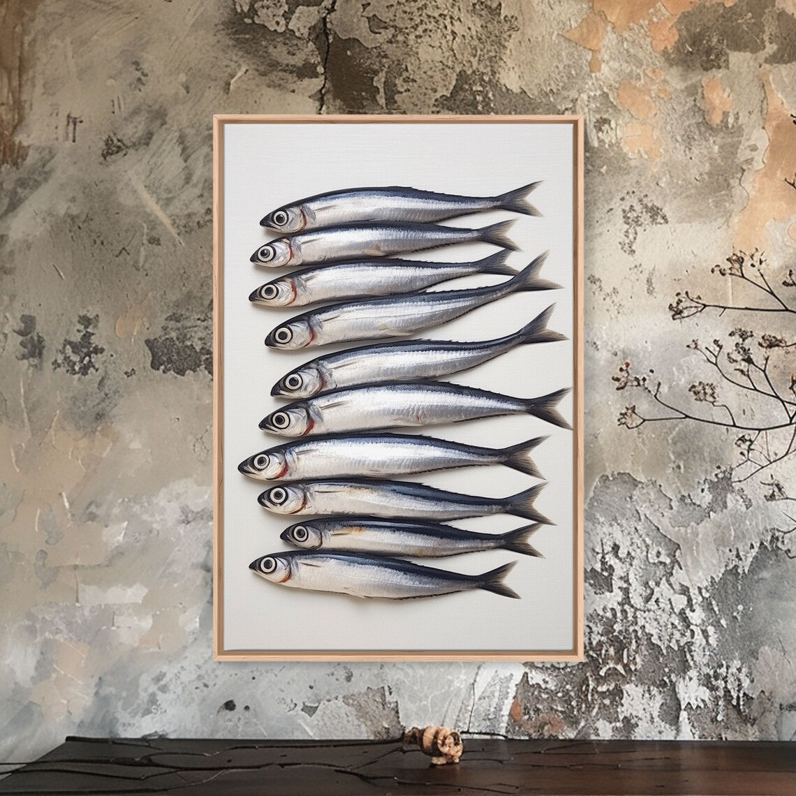 Sardines Still Life Art Print, French Kitchen Decor - Image 5
