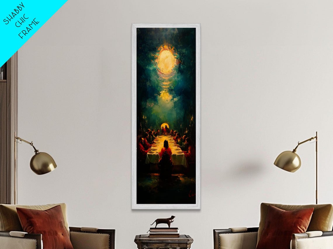 The Last Supper Impressionist Painting Vibrant Religious Art Poster - Image 4