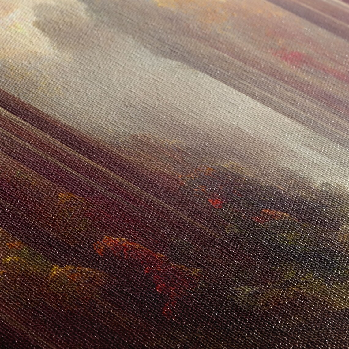 Hazy Forest Fantasy Art Poster, Panoramic Landscape - Image 2