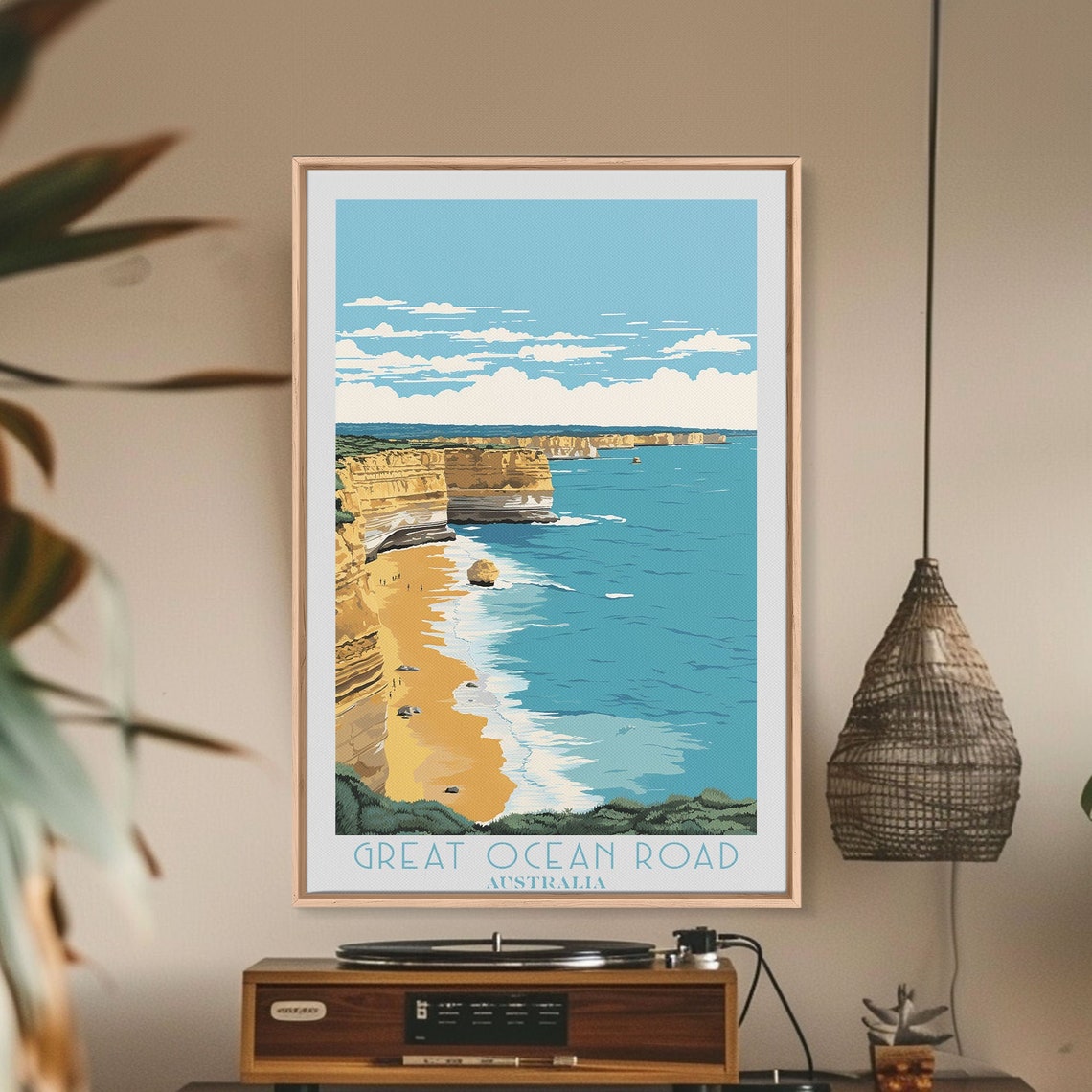 Great Ocean Road Australia Limestone Cliffs Beach Ocean View Poster - Image 6