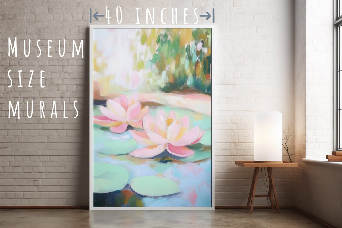 Lily Of The Valley Chinoiserie Nature Wall Art Landscape Oil Painting Porch Decor Garden Decor Wall Art Print - Image 5