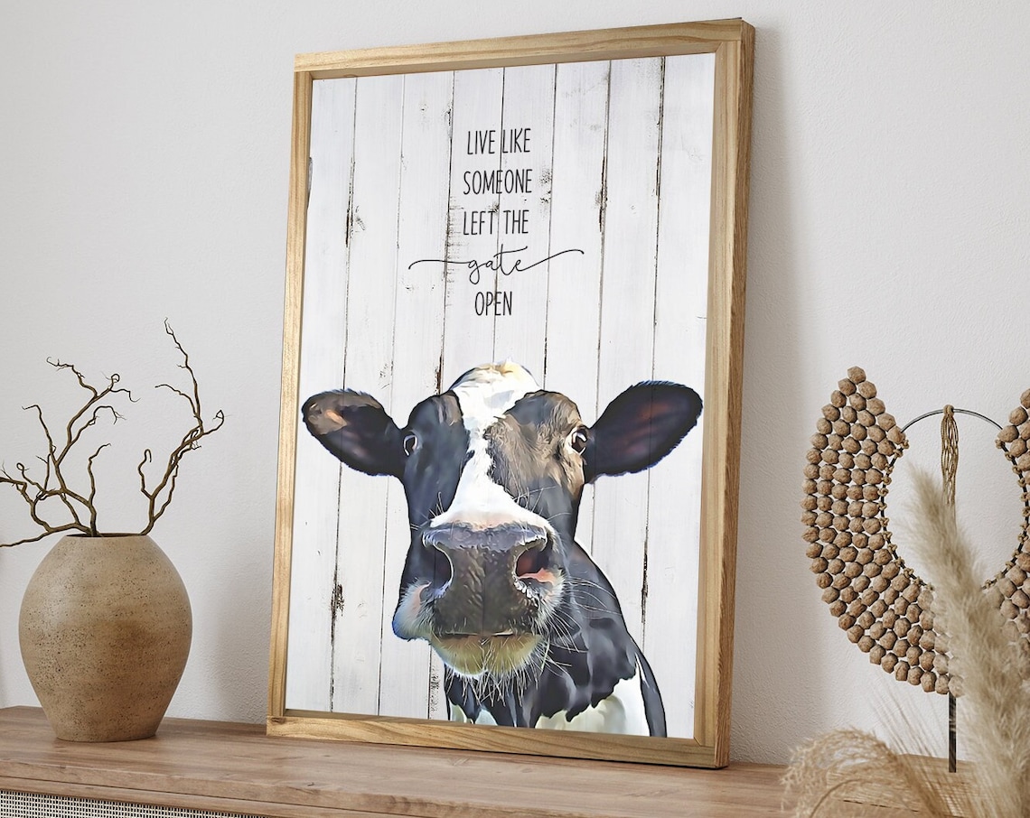 Live Like Someone Left The Gate Open Art Print