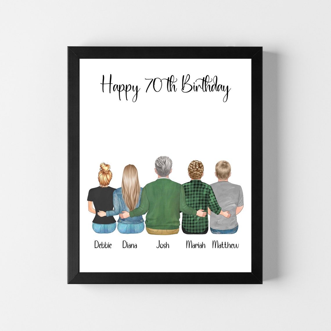 Happy 70th Birthday Gift Personalized Dad Gifts For Ideas