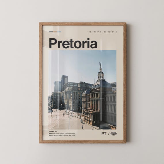 Pretoria Print Wall Art Poster Photo Dcor South Africa Gauteng
