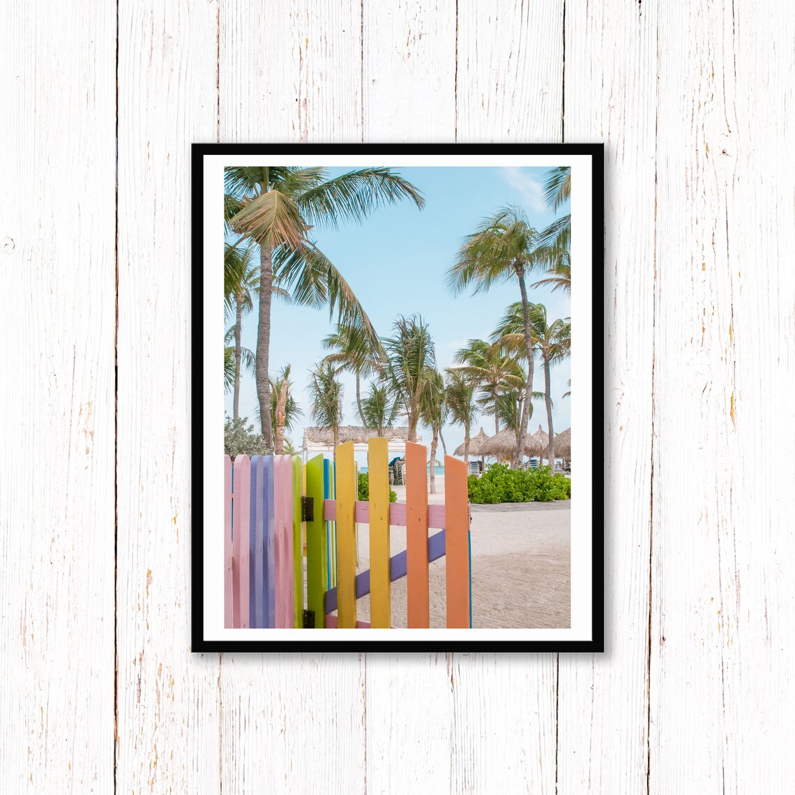 Aruba Beach Travel Poster, Coastal Wall Art Print - Image 2