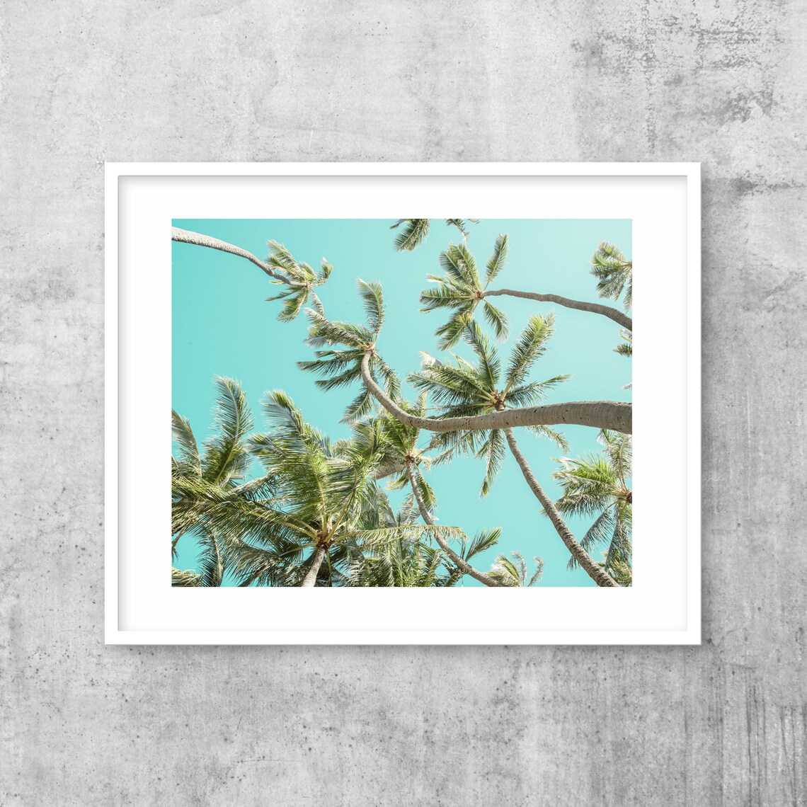 Palm Tree Beach Coastal Tropical Wall Art Decor Large Palm Tree Poster Beach Photography Botanical Art Palms - Image 3