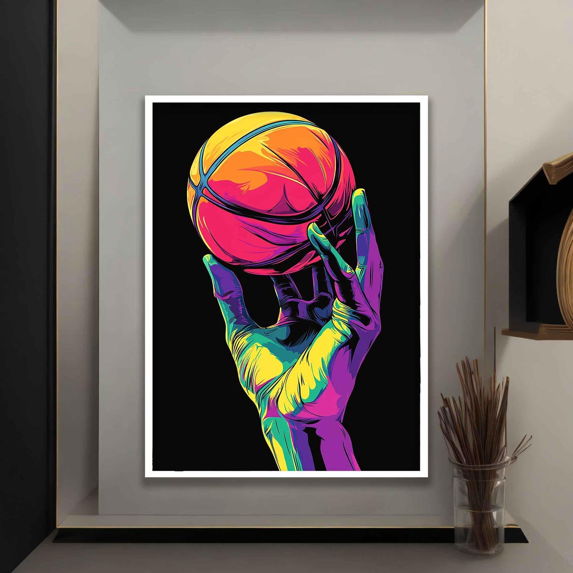 Basketball Poster Basketball Prints Basketball Gifts Basketball Poster Basketball Fan Gift - Image 5