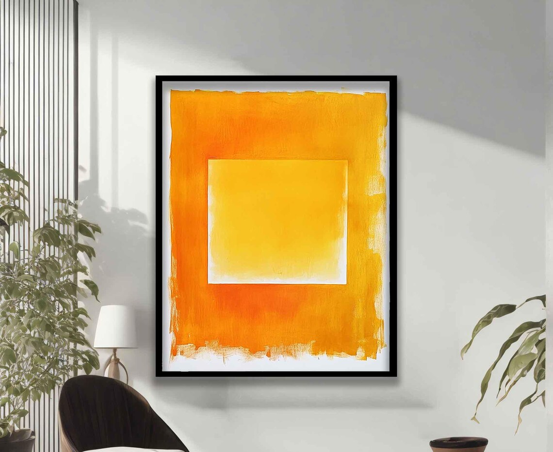 Mark Rothko Orange and Yellow Expressionism Art Print - Image 2