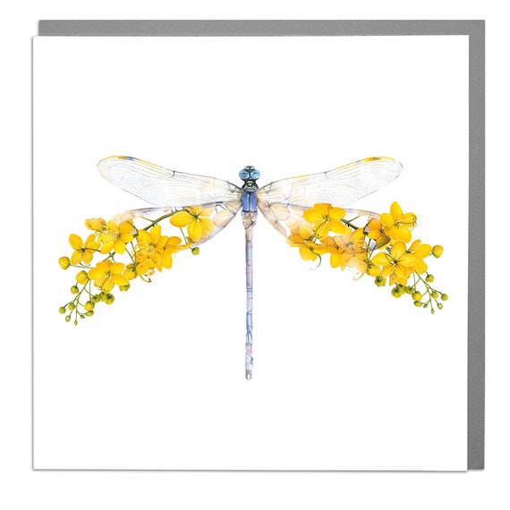 Dragonfly Art Greeting Card