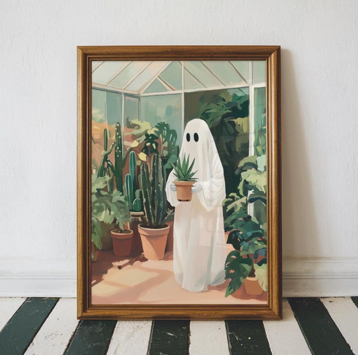 Cute Print Garden Wall Art Moody Halloween Decor Plant Lover Instant