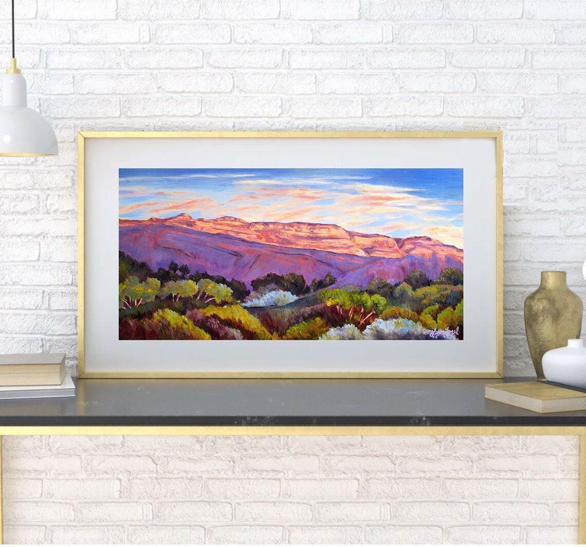 Ojai Pink Moment Art Print, Abstract Modern Decor - Image 5