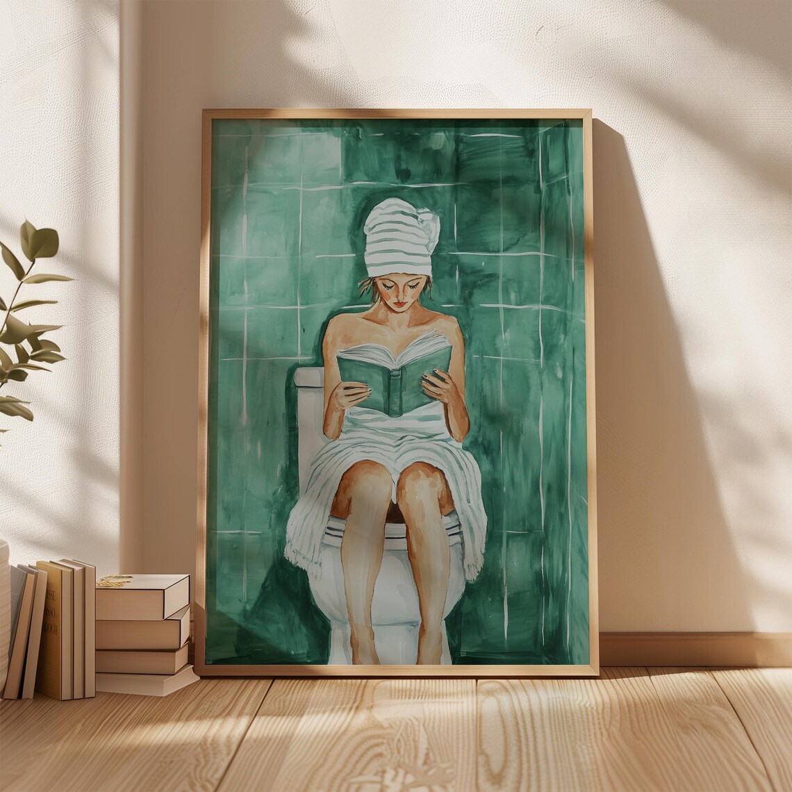 Reading Woman Art Print, Feminist Minimalist Decor - Image 5