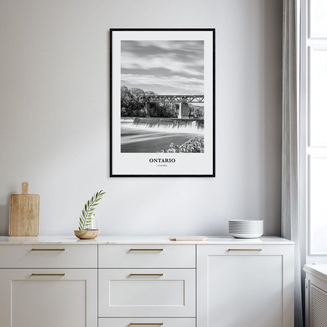 Ontario Wall Art Ontario Wall Decor Ontario Poster Ontario Home Decor Ontario Travel Gift Ontario Travel Print - Image 2