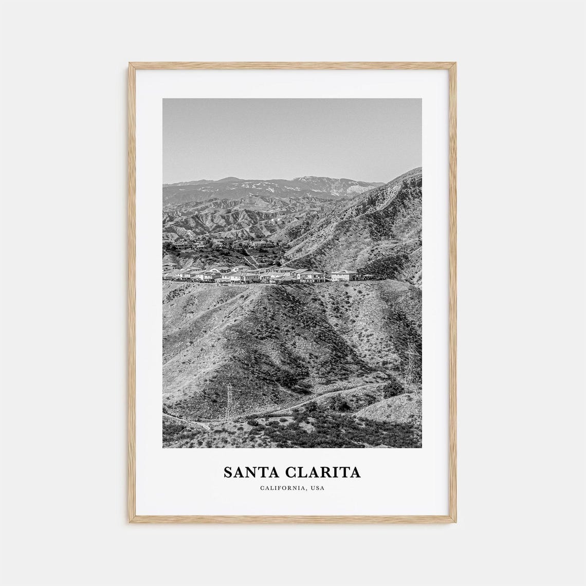 Santa Clarita Wall Art Santa Clarita Wall Decor Santa Clarita Poster Santa Clarita Home Decor Santa Clarita Travel Gift Travel Print
