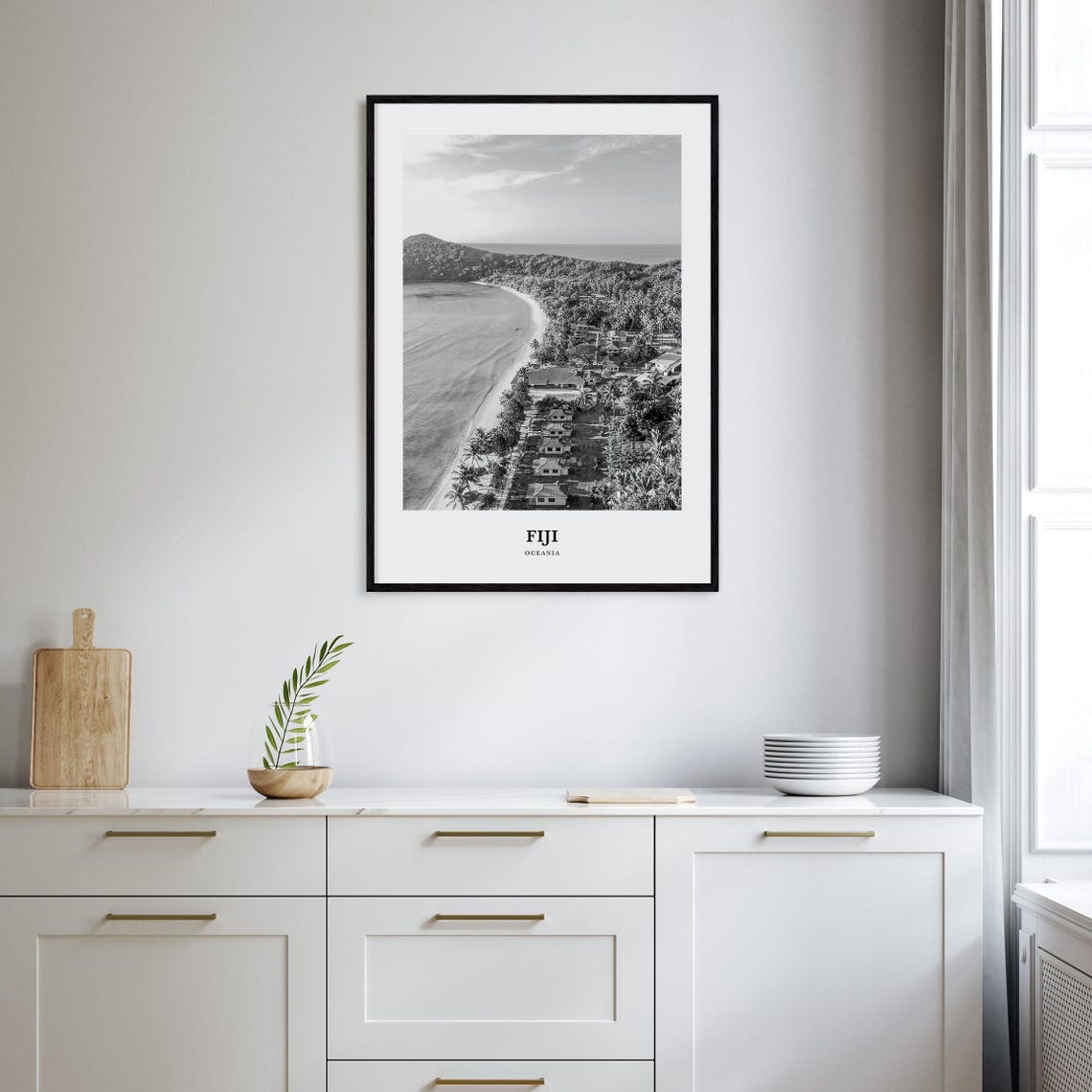 Fiji Wall Art No 1 Fiji Wall Decor Fiji Poster Fiji Home Decor Fiji Travel Gift Fiji Travel Print - Image 2