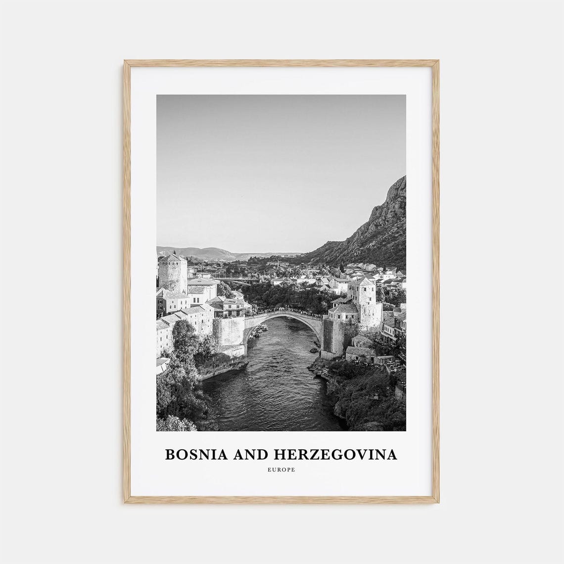 Bosnia And Herzegovina Wall Art Bosnia And Herzegovina Wall Decor Bosnia And Herzegovina Poster Bosnia And Herzegovina Home Decor Travel