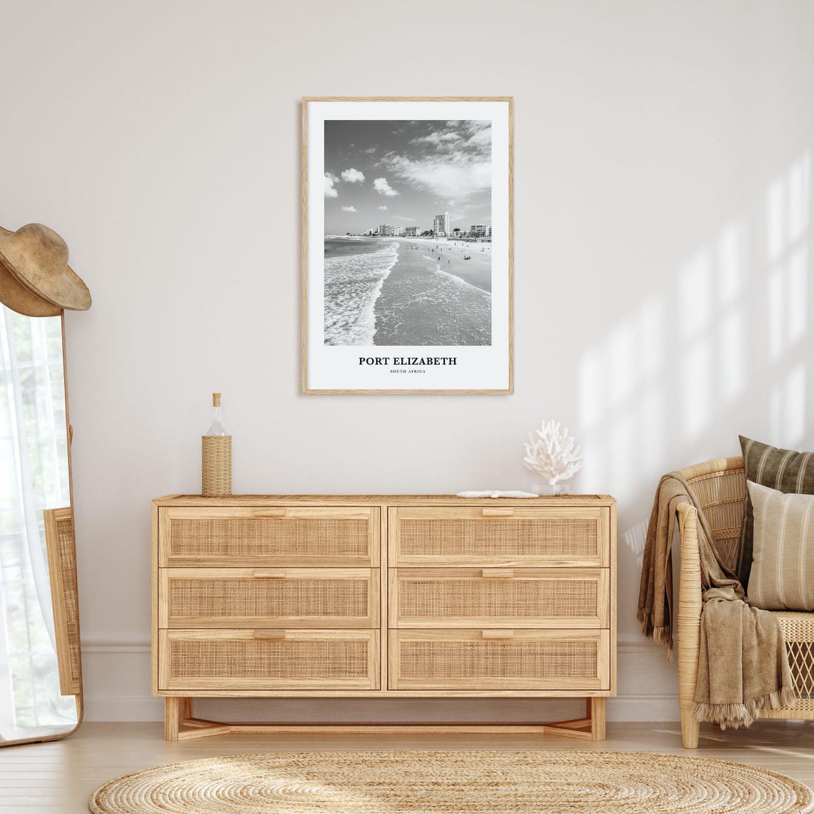 Port Elizabeth Wall Art Port Elizabeth Wall Decor Port Elizabeth Poster Port Elizabeth Home Decor Port Elizabeth Travel Travel Print - Image 3