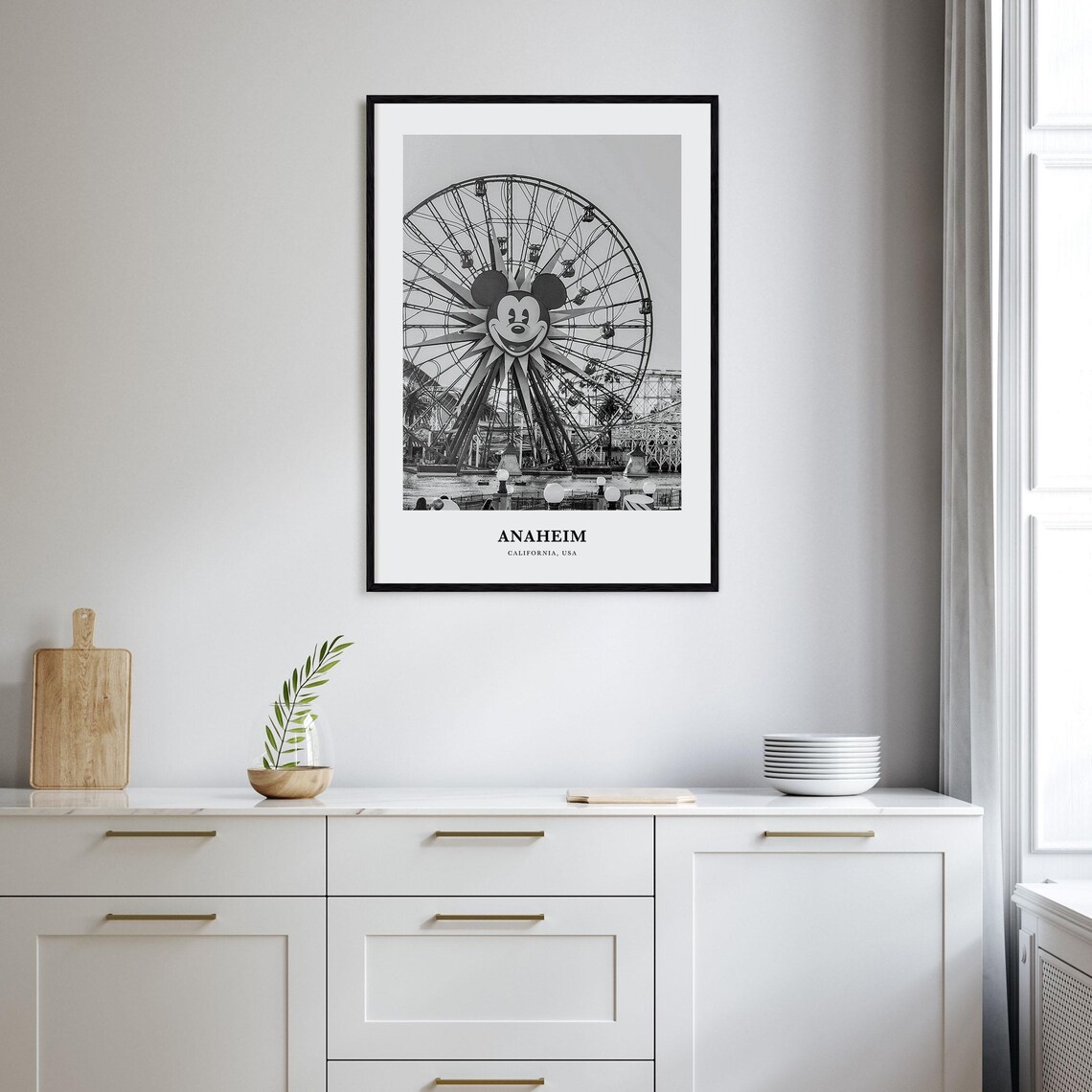 Anaheim Wall Art No 2 Anaheim Wall Decor Anaheim Poster Anaheim Home Decor Anaheim Travel Gift Anaheim Travel Print - Image 2