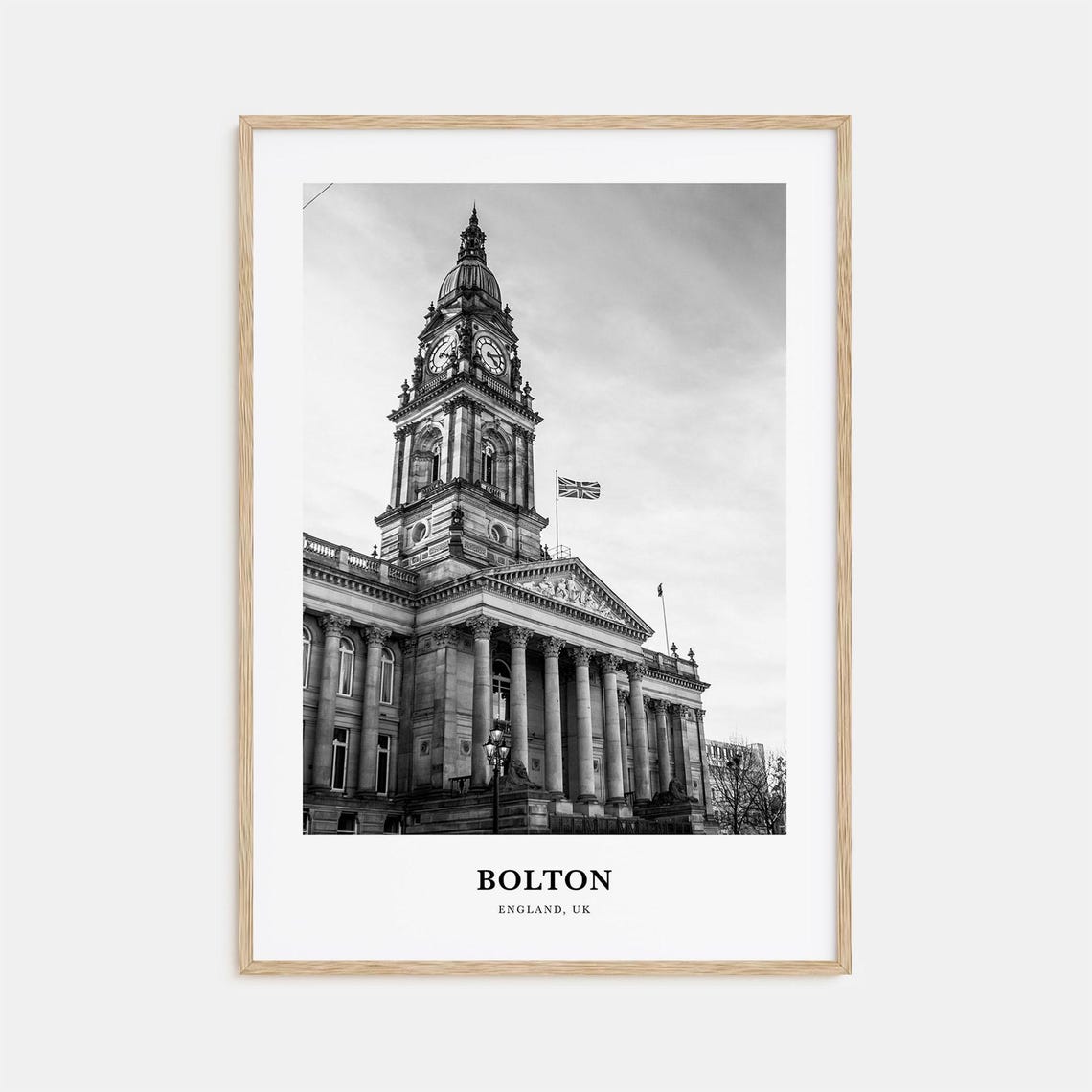 Bolton Wall Art Bolton Wall Decor Bolton Poster Bolton Home Decor Bolton Travel Gift Bolton Travel Print