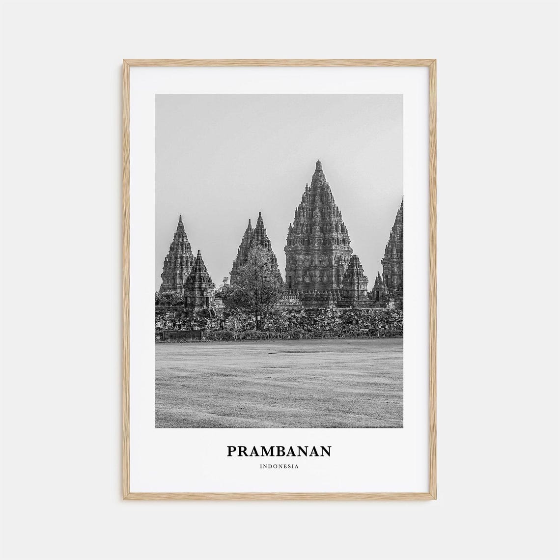 Prambanan Indonesia Ancient Hindu Temple Complex Towers Poster