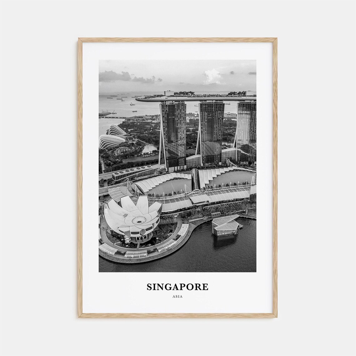 Singapore Wall Art No 3 Singapore Wall Decor Singapore Poster Singapore Home Decor Singapore Travel Gift Singapore Travel Print