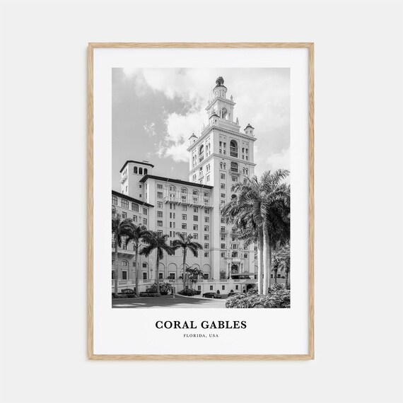 Coral Gables Wall Art Coral Gables Wall Decor Coral Gables Poster Coral Gables Home Decor Coral Gables Travel Gift Coral Gables Travel
