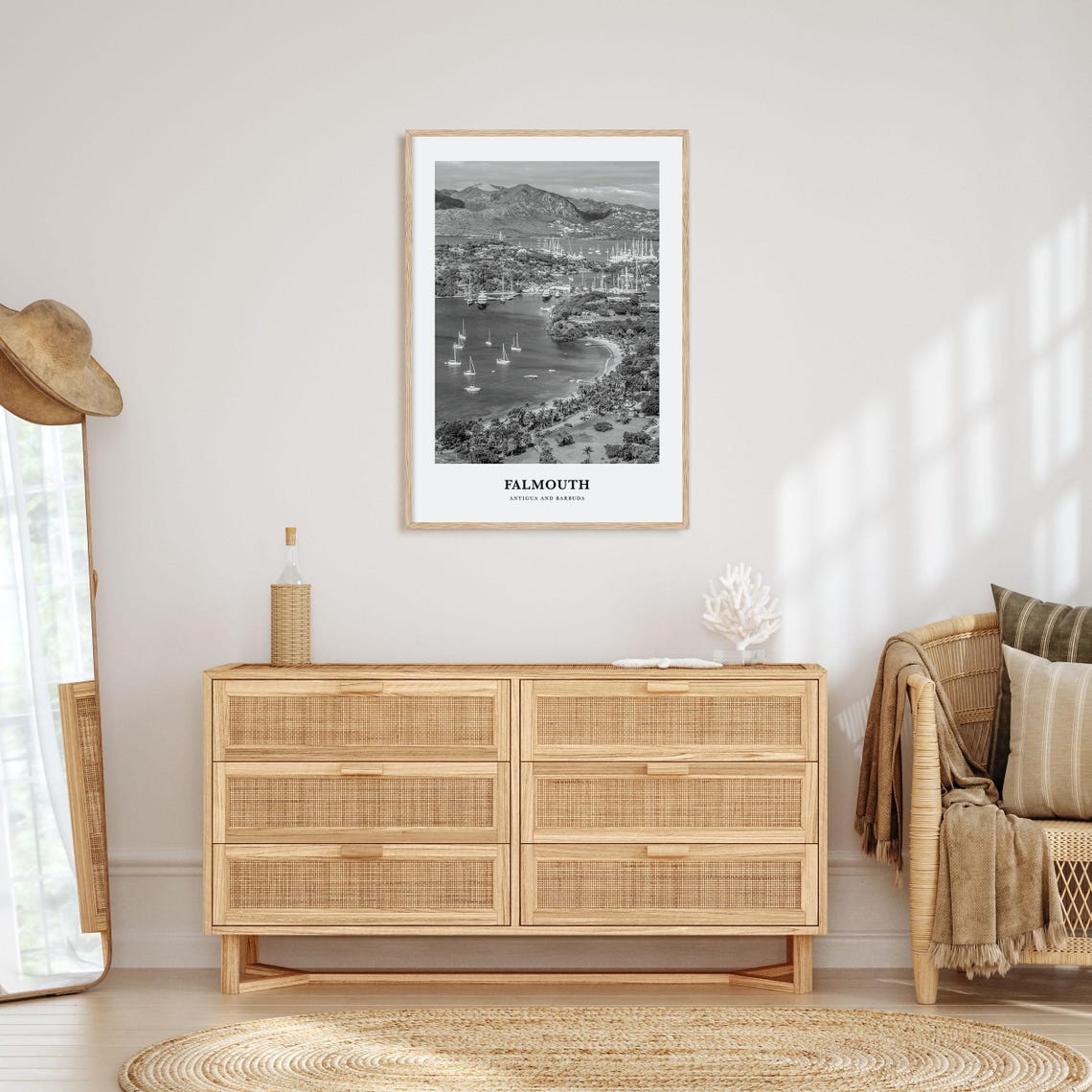 Falmouth Wall Art Antigua And Barbuda Falmouth Wall Decor Falmouth Poster Falmouth Home Decor Falmouth Travel Gift Falmouth Travel - Image 3