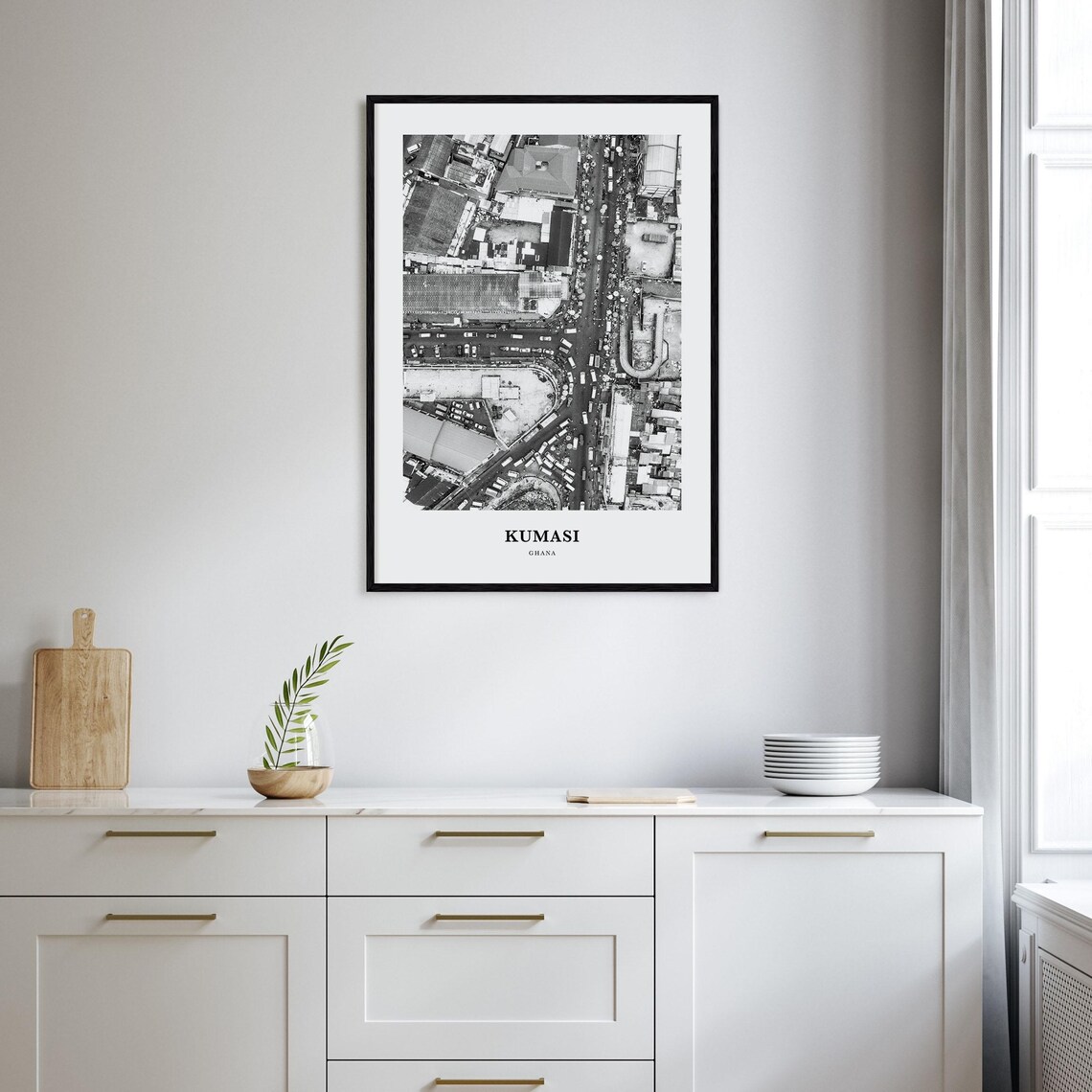 Kumasi Wall Art Kumasi Wall Decor Kumasi Poster Kumasi Home Decor Kumasi Travel Gift Kumasi Travel Print - Image 2
