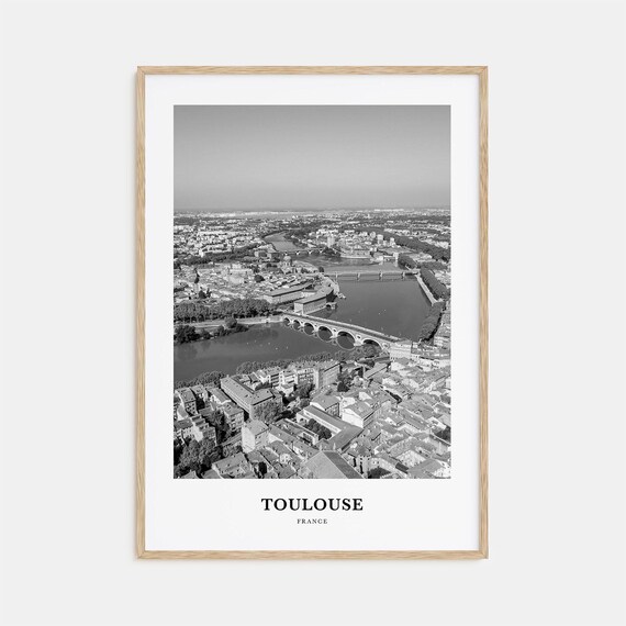 Toulouse Wall Art Toulouse Wall Decor Toulouse Poster Toulouse Home Decor Toulouse Travel Gift Toulouse Travel Print