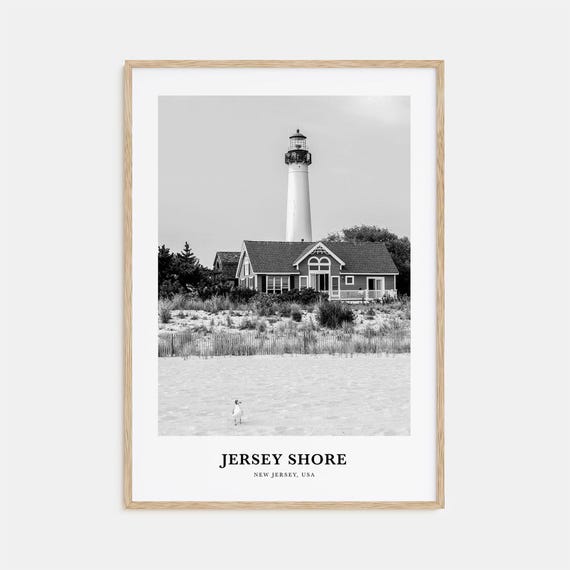 Jersey Shore Wall Art No 2 Jersey Shore Wall Decor Jersey Shore Poster Jersey Shore Home Decor Jersey Shore Travel Gift Jersey Shore