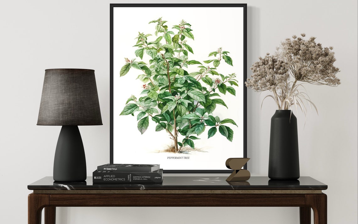 Peppermint Tree Art Print Peppermint Tree Wall Art Poster - Image 3