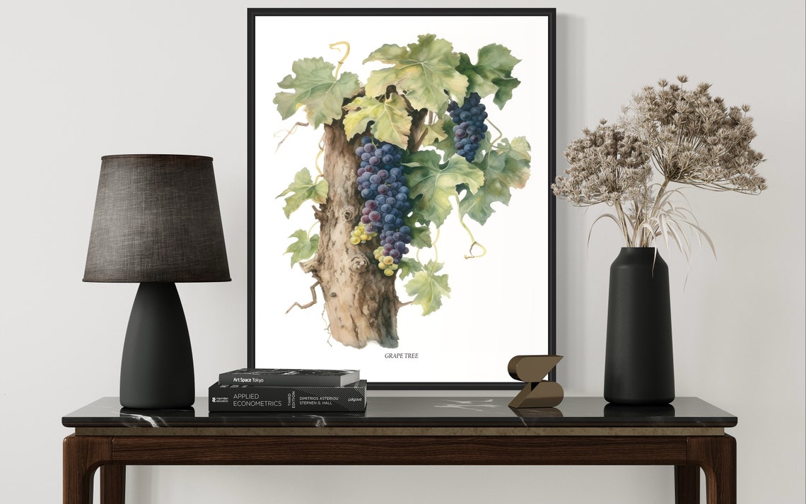 Grapes Tree Art Print Grapes Tree Wall Art Poster - Image 2