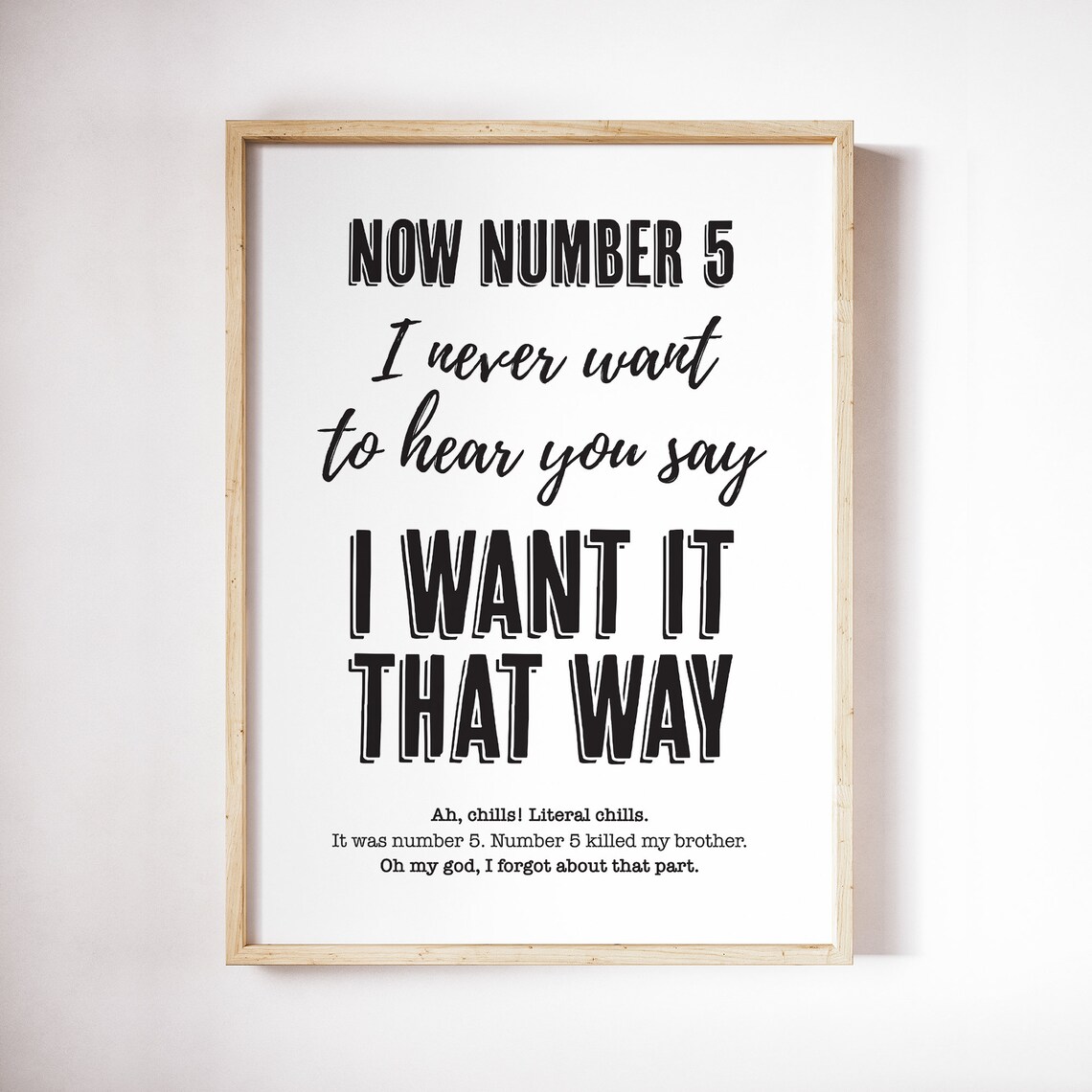 Jake Peralta Brooklyn 99 Quote Poster Print - Image 2