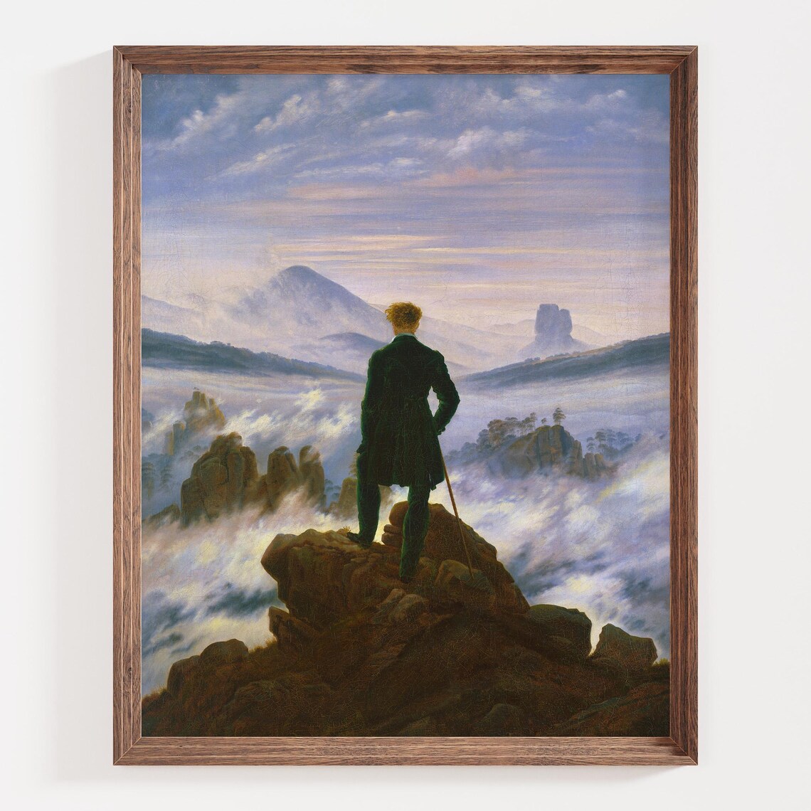 Wanderer Above The Sea Of Fog Caspar David Friedrich Scene Poster - Image 4