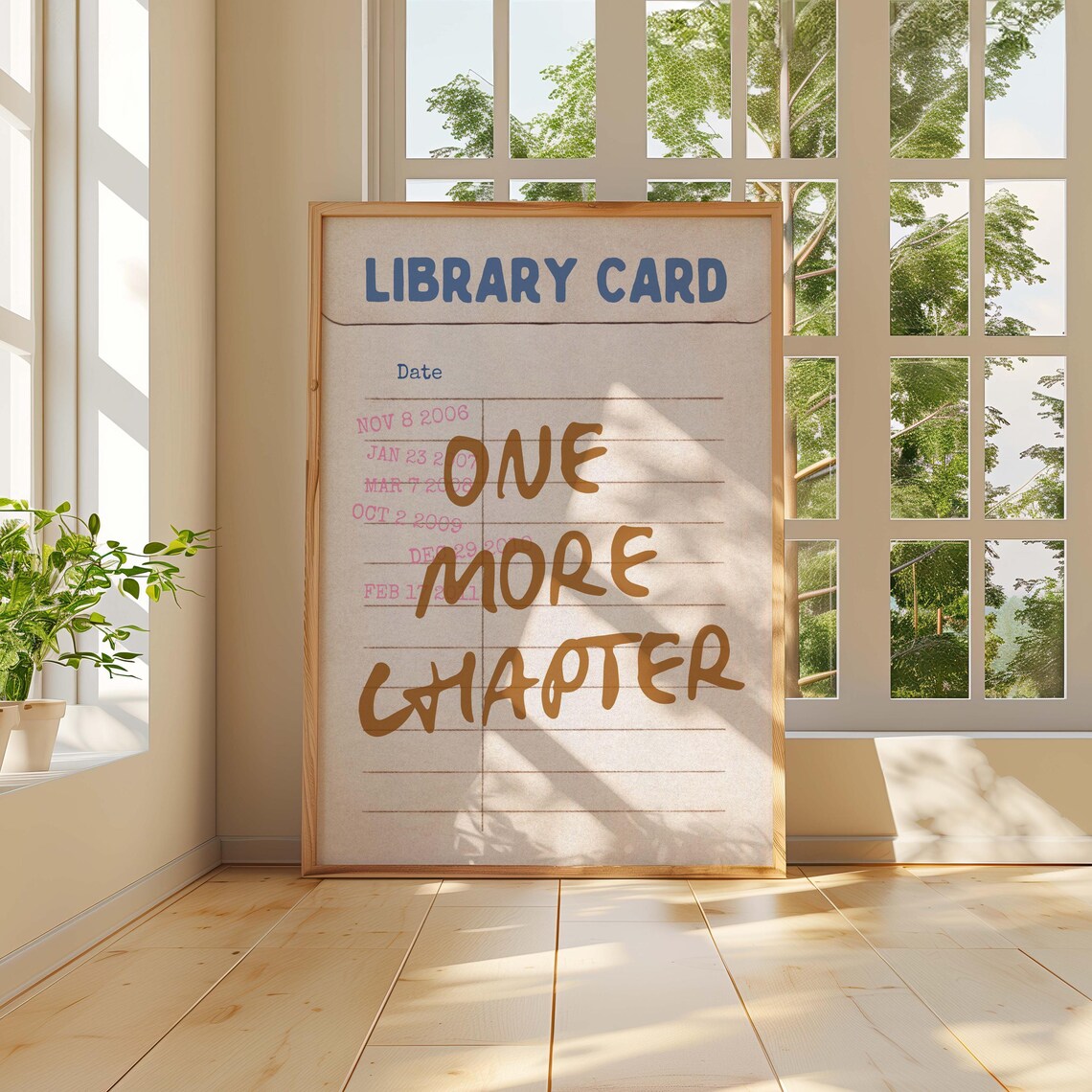 One More Chapter, Retro Poster for Readers - Image 3