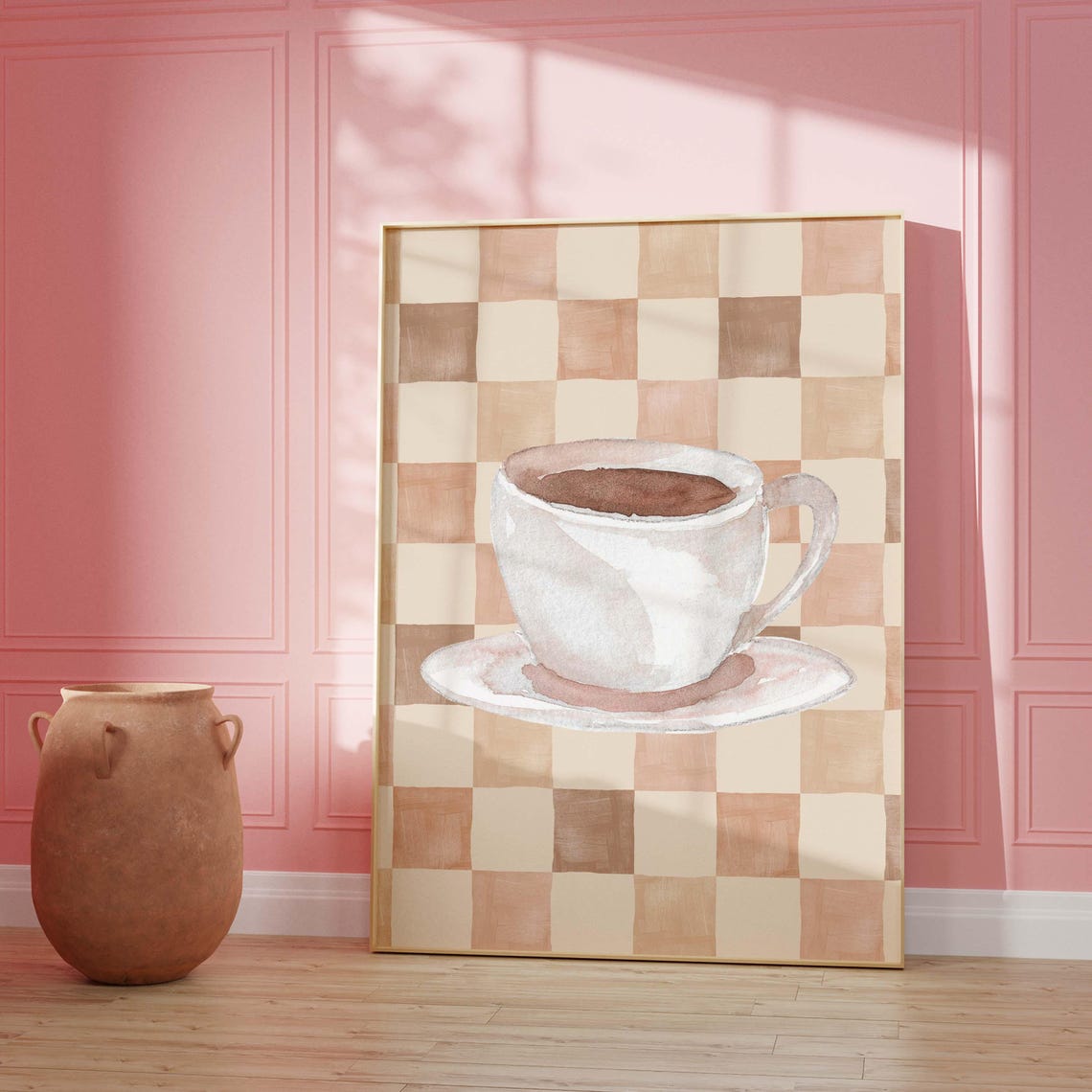 Coffee With Grandma Vintage Coffee Poster, Nook Decor - Image 5