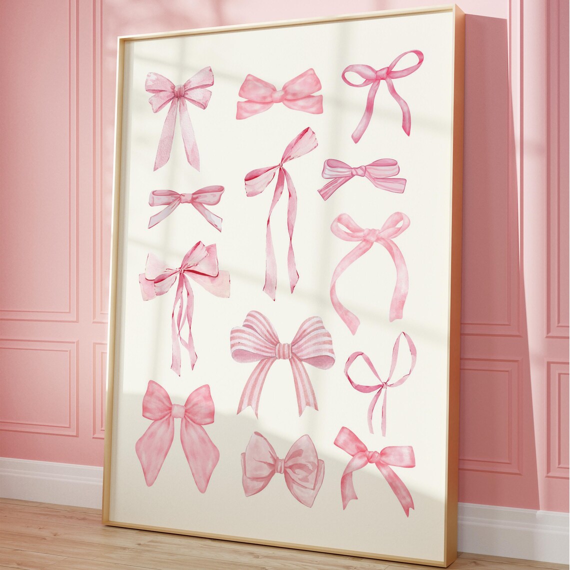 Coquette Bow Poster, Grandmillennial Nursery Decor - Image 5