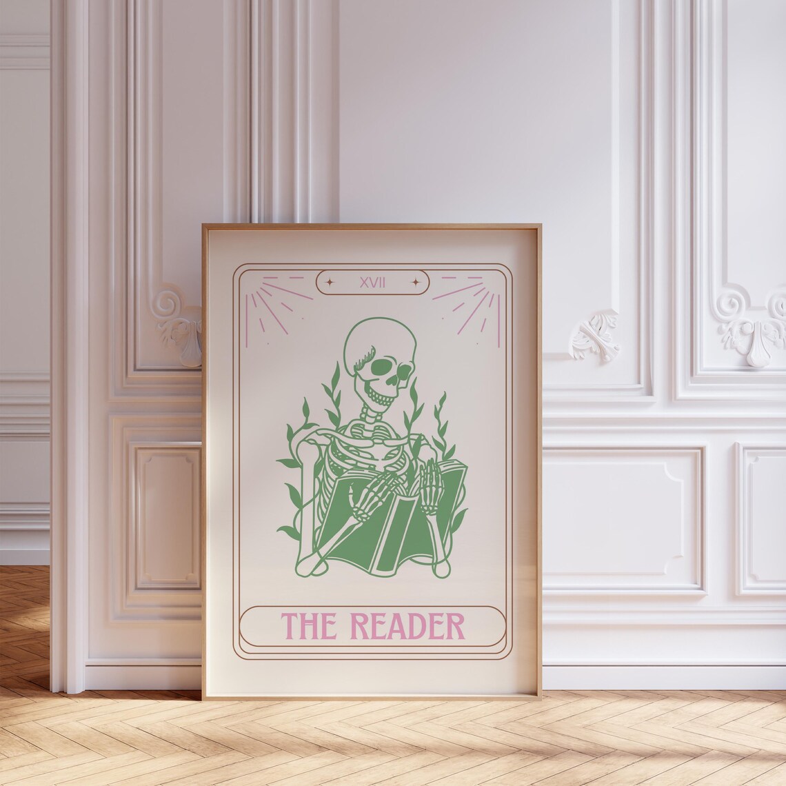 The Reader Tarot Card, Bookish Decor - Image 2
