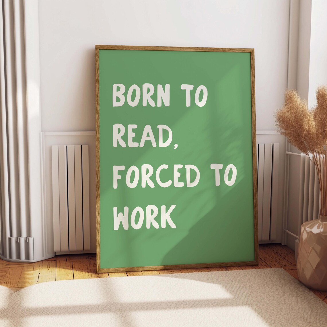 Born To Read, Book Lover Art Print - Image 2