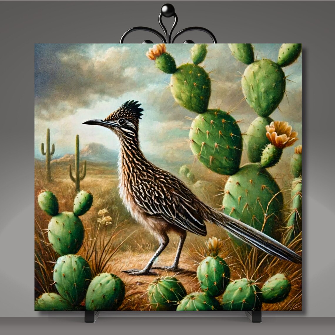 Roadrunner Southwestern Desert Cactus Art Print - Image 5