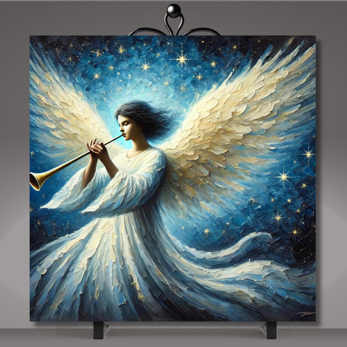 Christian Angel, Birth of Jesus Art Print - Image 5