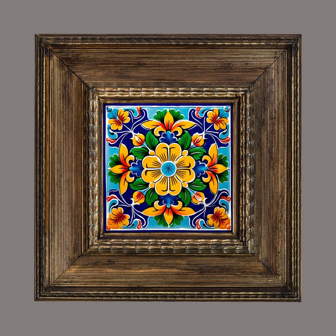 Mexican Talavera Tile Wall Art, Kitchen Decor - Image 2