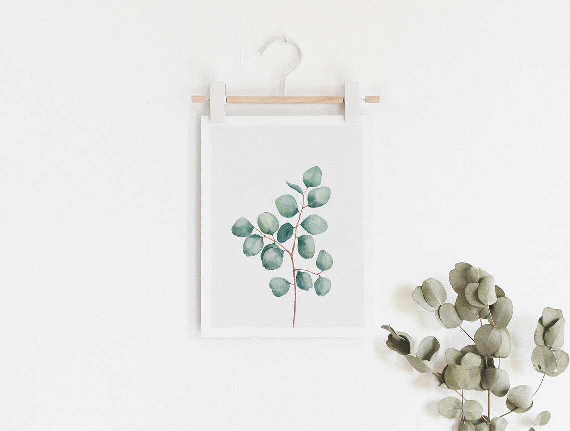 Eucalyptus Leaf Poster, Botanical Wall Art - Image 2
